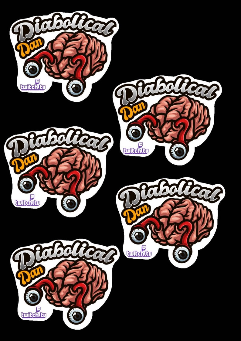 Buy A DiabolicalDan Sticker Sheet!